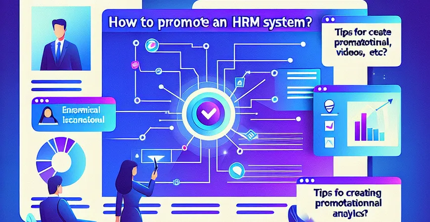 企业推广 HRM 系统如何做宣传？海报、视频等素材制作技巧